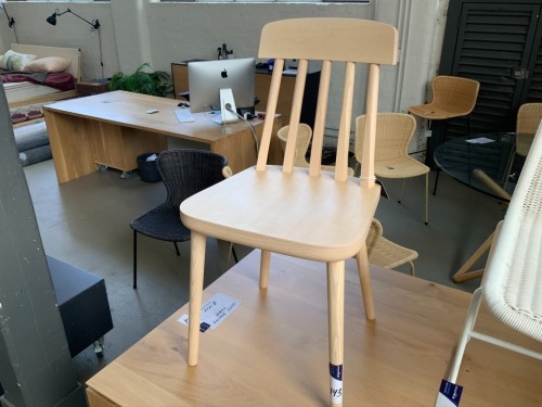 Sipa Cut Solid European Ash Dining Chair