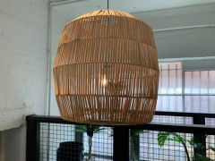 Nama Pendant 5, Natural Rattan Shade