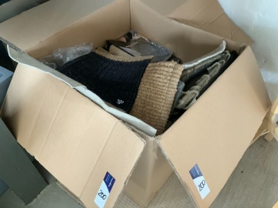 Box containing Carpet Samples