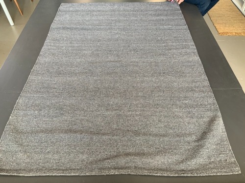 S.O.U.L Pave Charcoal combination fabric Rug, 60% Wool, 3m x 2m