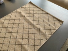 Armadillo Twine Granite & Charcoal Wool Rug, 0.9m x 1.8m - 2