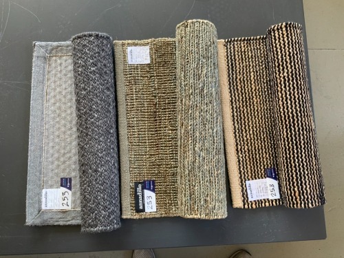 Quantity of 3 x Armadillo Door Mats, various colours & textures