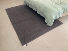 S.O.U.L Pave Charcoal Floor Rug, composition: 60% Wool, 160cm x 230cm