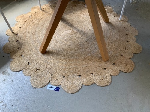 Jute Round Rug, 140cm