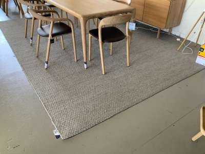Armadillo Sherpa Purple Wool/Viscose Floor Rug, 3m x 4m