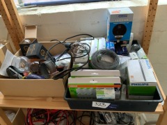 Contents of Rack (Racking not included) comprising cleaning and electrical items - 3