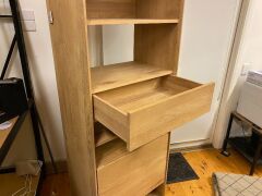 Ikea 4 Shelf 2 Door Storage Cupboard 2120x700x460mm - 2