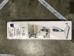 BLACK and DECKER 1300W 10-in-1 Steam Mop FSMH13E10-XE - First image used as a guide ONLY. Carton and\or items have been severly affected by water damage. - 2