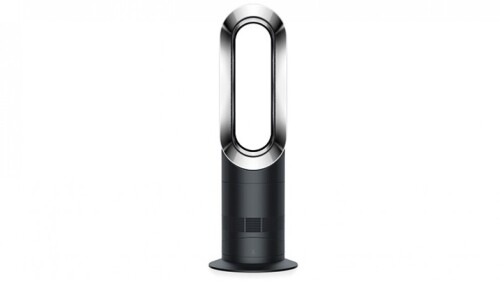 Dyson AM09 Hot + Cool Fan Heater - Black/Nickel AM09BN - First image used as a guide ONLY. Carton and\or items have been severly affected by water damage.