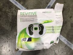 Revitive ProRelief Circulation Booster - REVPRORELIEF - First image used as a guide ONLY. Carton and\or items have been severly affected by water damage. - 2