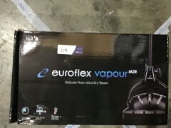 Euroflex Vapour M2R Floor Steam Cleaner - M2R - First image used as a guide ONLY. Carton and\or items have been severly affected by water damage. - 2