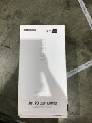 Samsung Jet VS90 Complete Stick Vacuum with Soft Action Brush VS20R9046T3 - First image used as a guide ONLY. Carton and\or items have been severly affected by water damage. - 2