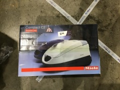 Miele Compact C2 Vacuum Cleaner - Petrol Green COMPCTC2PTEX - First image used as a guide ONLY. Carton and\or items have been severly affected by water damage. - 2