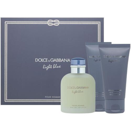 Dolce & Gabbana for Men Light Blue 125ml 3 Piece Set