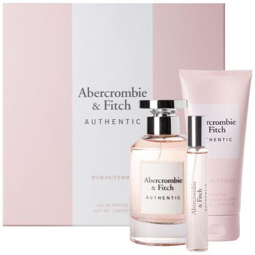 Abercrombie & Fitch Authentic For Her Eau de Parfum 100ml 2 Piece Set