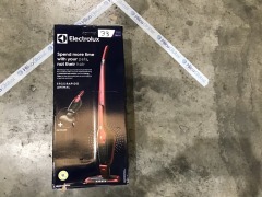 Electrolux Ergorapido Animal 18V Handstick Vacuum - Chili Red ZB3320P - First image used as a guide ONLY. Carton and\or items have been severly affected by water damage. - 2