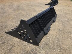 Unused 2019 72" Skid Steer Rock Bucket (Location: Archerfield, QLD) - 4