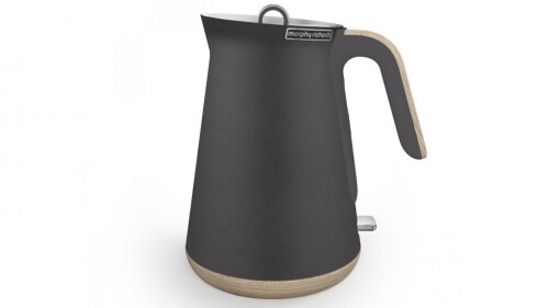 Morphy Richards Scandi 1.5L Kettle - Titantium 100006 - First image used as a guide ONLY. Carton and\or items have been severly affected by water damage.