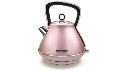 DNL-NR Morphy Richards Evoke Pyramid 1.5L Kettle - Rose Quartz 100117 - First image used as a guide ONLY. Carton and\or items have been severly affected by water damage.