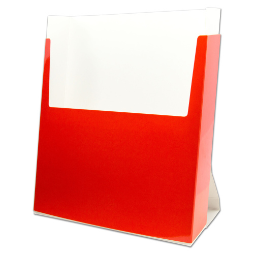 1 x carton of ESSELTE BROCHURE HOLDER EZI A4 RED PACK3. Model :31724