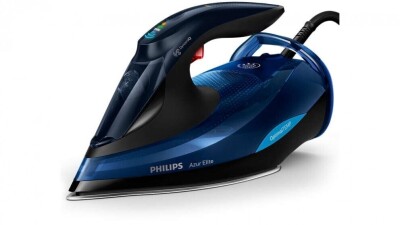 DNL-NR Philips PerfectCare Azur Elite Iron - Blue - GC5031/20 - First image used as a guide ONLY. Carton and\or items have been severly affected by water damage.