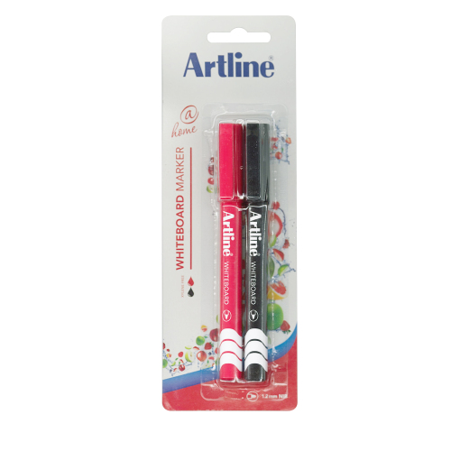 1 x carton of ARTLINE AT HOME WBOARD mkr 2PACK BLK/RED. Model :155082