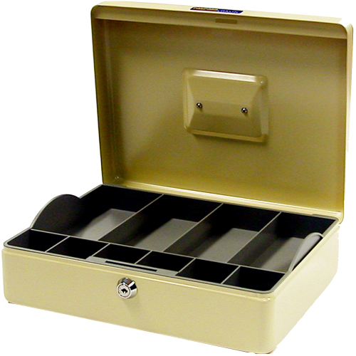 1 x carton of ESSELTE CLASSIC CASH BOX NO12 BEIGE. Model :375122