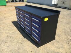Unused 2019 20 Drawer Tool Cabinet and Workbench - 5