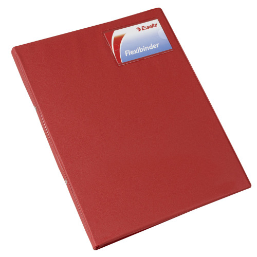 1 x carton of ESSELTE FLEXIBINDER A4 20MM RED. Model :013949LRD