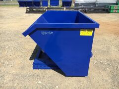 Unused 2019 1m3 Cubic Yard Forkliftable Dumping Hopper - 3