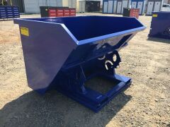 Unused 2019 1m3 Cubic Yard Forkliftable Dumping Hopper - 9