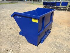 Unused 2019 1.5 Cubic Yard Forkliftable Dumping Hopper - 4