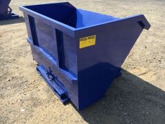 Unused 2019 1.5 Cubic Yard Forkliftable Dumping Hopper - 6