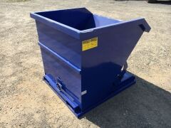 Unused 2019 1.5m3 Cubic Yard Forkliftable Dumping Hopper - 6
