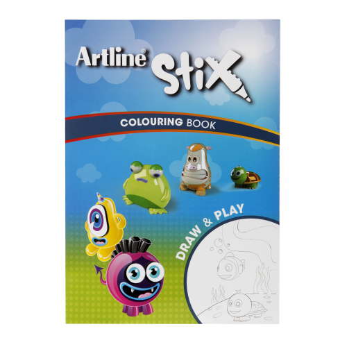 1 x carton of ARTLINE STIX B5 COLOURING BOOK 32P. Model :130371