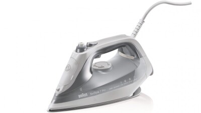 Braun TexStyle 7 Pro Steam Iron SI7048GY - First image used as a guide ONLY. Carton and\or items have been severly affected by water damage.
