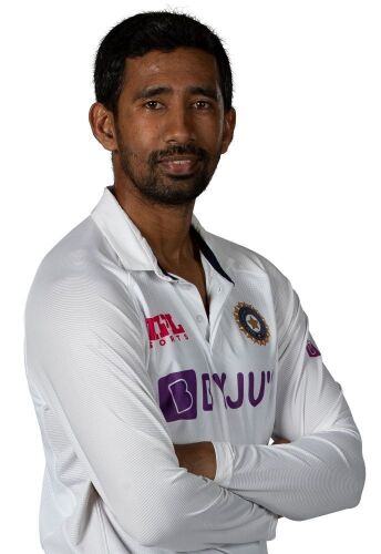 Wriddhiman Saha - Sydney Vodafone Pink Test between Australia and India at the SCG 2021 Signed Pink Baggy