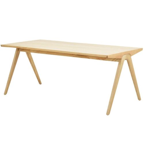Dining Table, Nofu 858, Natural Timber Colour, 1800 x 900 x 740mm H