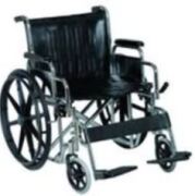Extra wide steel wheelchair model BT963 - 2