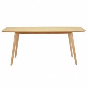Dining Table, Nofu 653, Natural Timber Colour, 2000 x 1000 x 740mm H