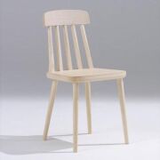 2 x Sipa Natural Timber Dining Chairs
