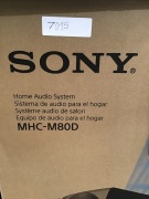 Sony 2730W Home Audio System MHCM80D 7095 - 2