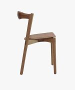 4 x Sander Dining Chairs, Solid Timber, Walnut Stain - 2