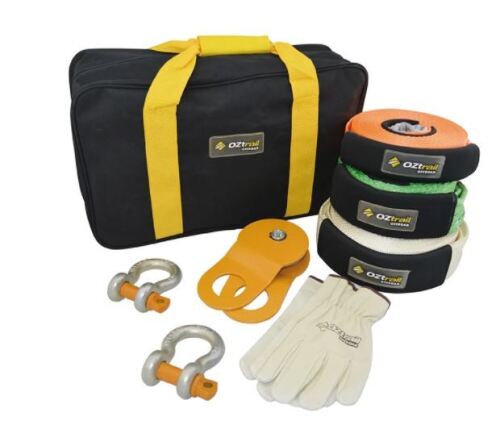 OZtrail 4WD 7-Piece Recovery Kit 4WD-KR07HD-D 7194