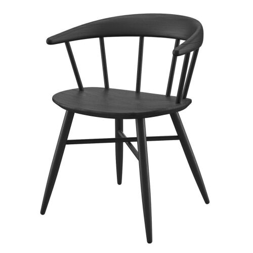 Nofu 651 Dining Chair, Black Stained Timber