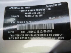 2018 Toyota Corolla ZRE182R automatic Hatch with 25,461 Kilometres - 17