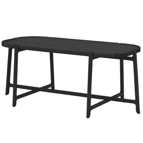 ***DNL*** Sofa Table, Nofu 910, Black Timber Colour, 1100 x 500 x 450mm H
