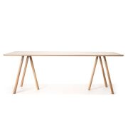 Trestle Style Dining Table, Feelgood Design, Laminated Timber Top