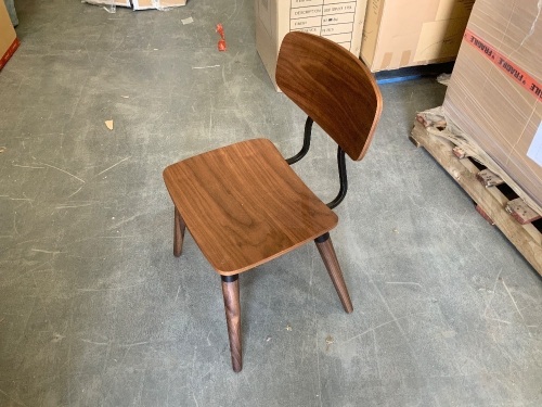 6 x Timber Dining Chairs, American Oak Stain