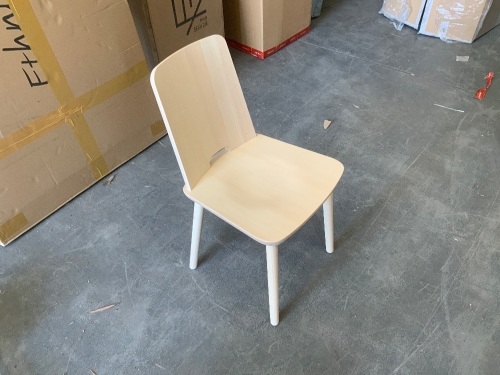 Tablet Dining Chair, White Wash Ash
